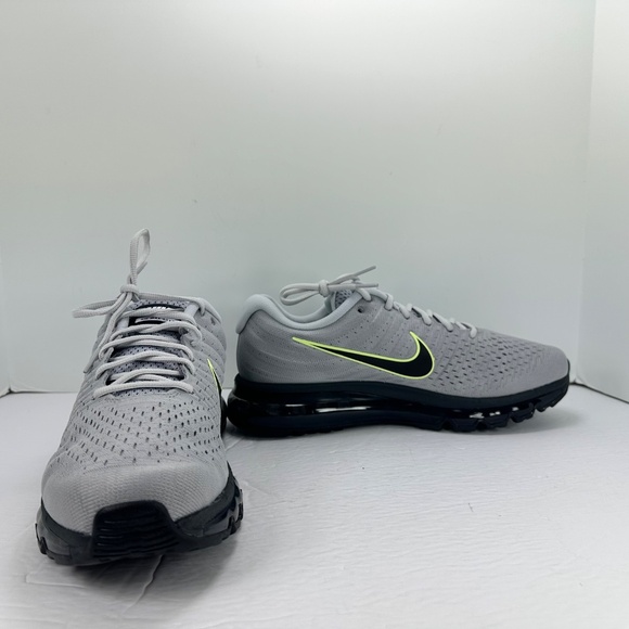 Nike Air Max 2017 Wolf Grey Black Platinum Sneakers 849559-012 Mens Size NEW main image 13